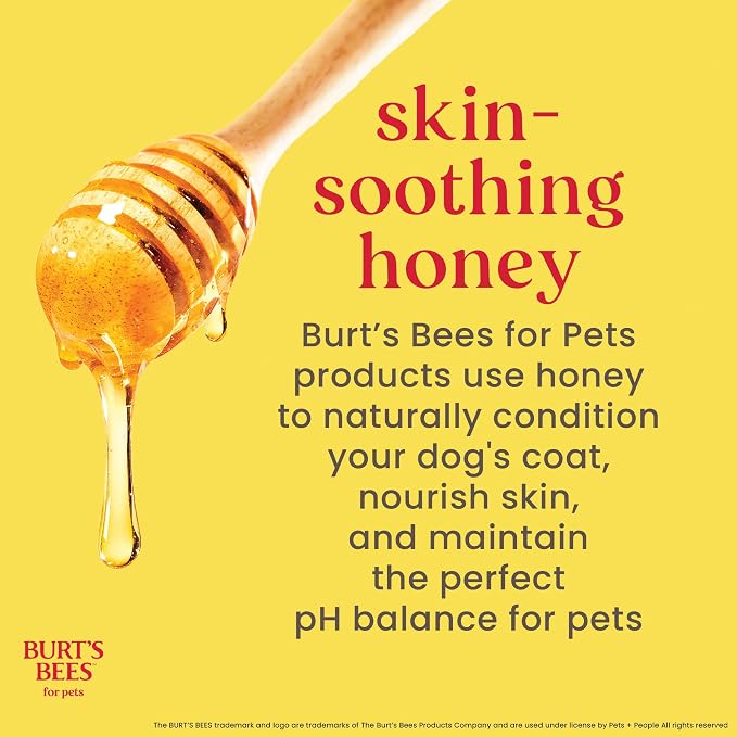 Burt's Bees for Pets Dog Detangling Spray, Natural Leave-In Coat Detangler & Dog Deodorizing Grooming Spray with Lemon, pH Balanced for Dogs, Paraben & Sulfate Free, 10 Fl Oz - 6 Pack