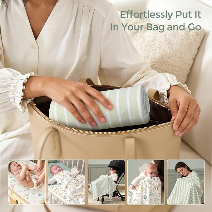 Momcozy Baby Towel with Hooded - Ultra Soft & Absorbent Large Bath Towel Set for Comfort & Gentle on Baby's Skin - Shower Gift & Bath Essential & Baby Registry Search for Newborn,Infant,Toddler,Kids