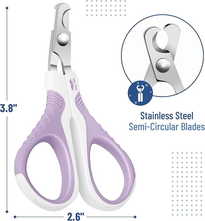 Mr. Pen- Cat Nail Clipper, Stainless Steel | Professional Sharp Cat Claw Trimmer for Small and Medium Cats, Pet Nail Clipper with Sturdy Non Slip Handle