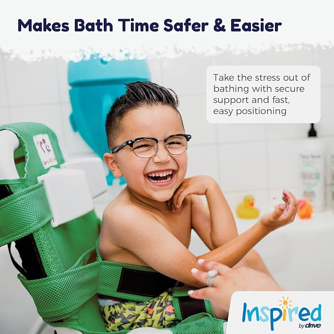 Inspired by Drive Otter Pediatric Bathing System, Green, Medium