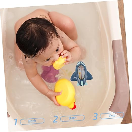 Bath Water Temperature Gauge Accurate Thermometer for Newborns and Toddlers for Safe Bathing and Room Temperature Monitoring