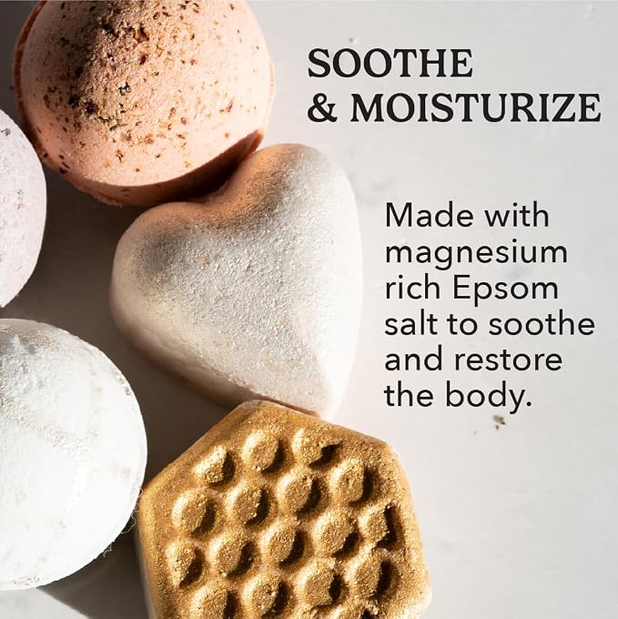 Pacha Soap Co. Froth Bath Bombs - Sweet Honey Almond, Cherry, Coconut, Almond, and Vanilla Scented, Nourishing Essential Oils, Handcrafted in USA Bath Fizzies for Moisturizing and Self-Care, 3-Pack