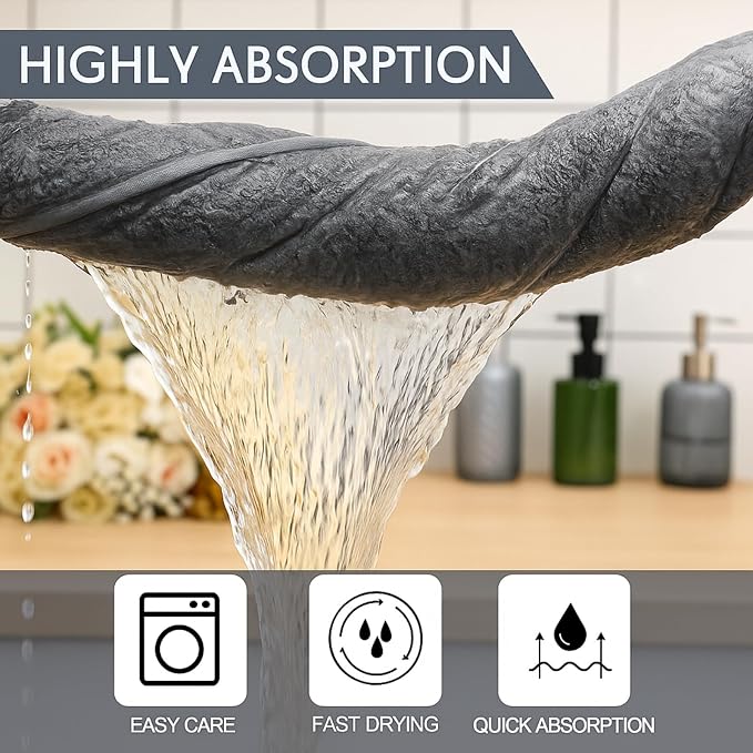 SmoothNovelty 4 Pack Bath Sheets 40 x 80 Inch Jumbo Extra Large Towels Set Oversized Quick Dry Coral Fleece Absorbent and Soft Lightweight Towels for Home Gym Travel Beach Spa Pool Hotel (Light Gray)