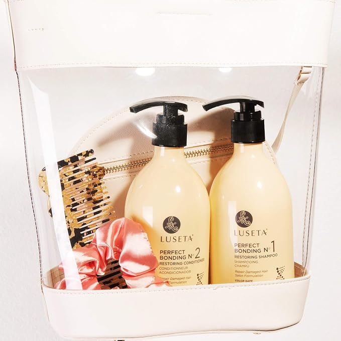 Luseta Perfect Bonding Shampoo & Conditioner Set 2x33.8 oz | Strengthening Shampoo and Conditioner, for All Hair Types, Repair Shampoo and Conditioner Set Sulfate & Paraben Free