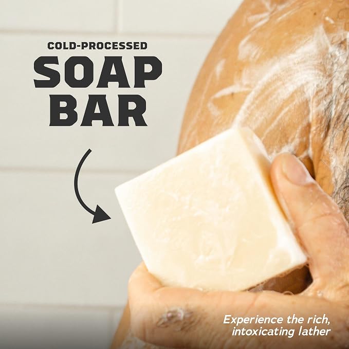 Dr. Squatch Natural Men’s Bar Soap - Cold Process Body Soap Bar with Natural Oils - Gifts for Men - Bay Rum (5 oz, 3-Pack)
