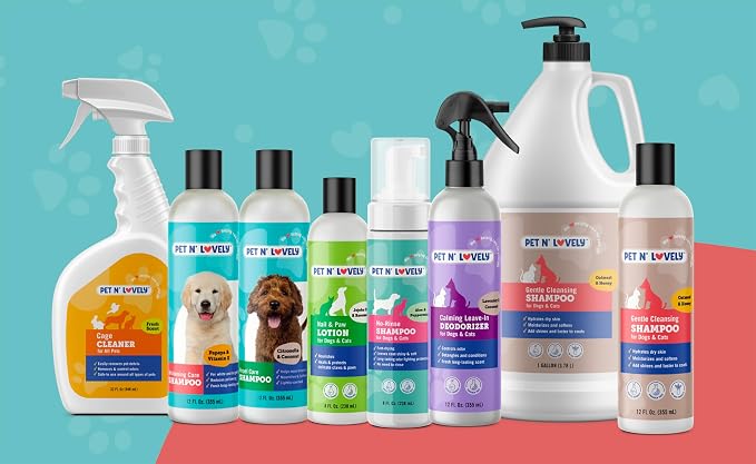 Pet N' Lovely Nail & Paw Pet Lotion, 8 Fl. Oz. | Heals and Protects Delicate Claws & Paws, for Dogs and Cats, Restores Damaged Paws, Fresh Long Lasting Scent
