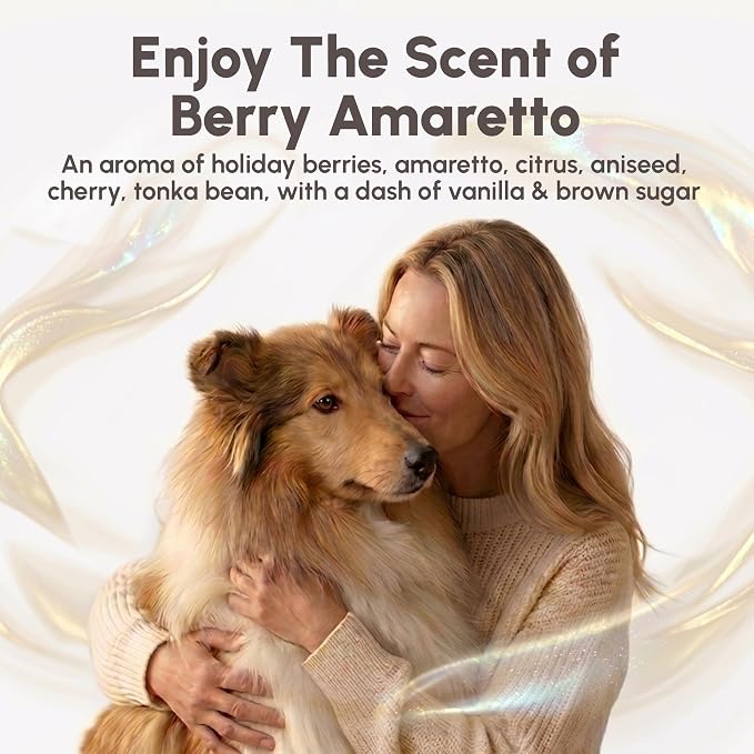Best Shot Scentament Spa Botanical Body Splash, Detangler Spray, Hypoallergenic Body Spray for Cat and Dog, Berry Amaretto, 8 Oz.