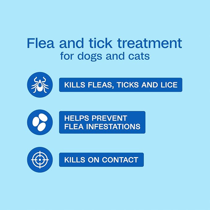 ADAMS Plus Flea & Tick Shampoo with Precor for Dogs, Cats, Puppies & Kittens, Flea Shampoo to Treat Flea Infestations, Kills Ticks, Fleas, Flea Eggs & Lice, Cleans and Conditions Coat, 24 Ounces