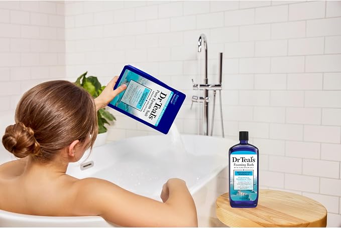Dr Teal's Pure Epsom Salt,Restorative Minerals with Magnesium,Potassium & Zinc,3 lbs,(Pack of 2)