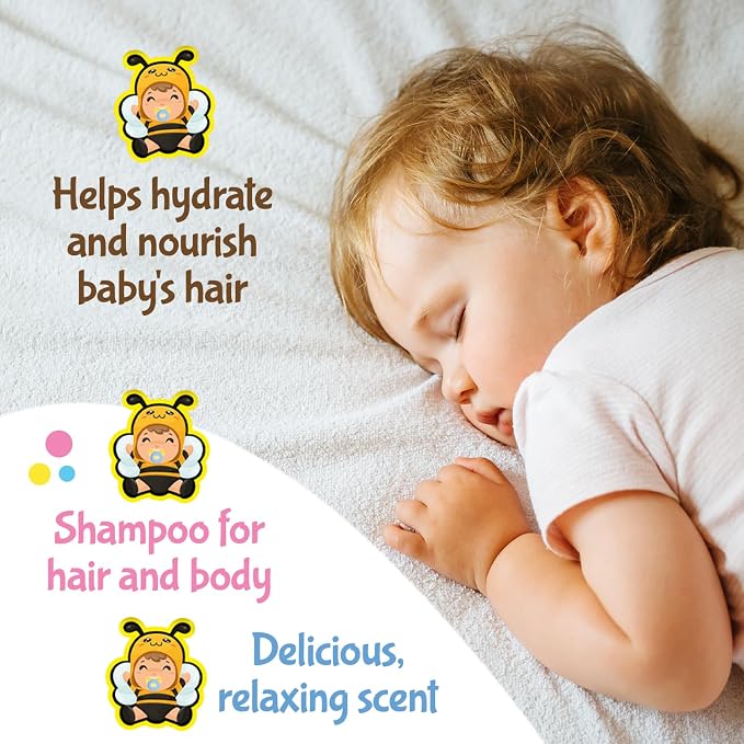 Tio Nacho TIO Nachito Hypoallergenic Baby Shampoo with Royal Jelly & Chamomile - Gentle, Tear-Free Body Wash, 13.5 fl oz (Pack of 3) | Chamomile and Royal Jelly, Gentle Tear-Free Formula, Hypoallergenic, Baby Wash and Shampoo for Sensitive Skin