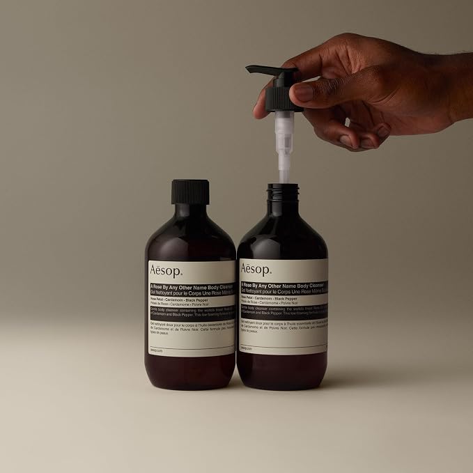 Aesop A Rose By Any Other Name Body Cleanser Refill | Gentle Shower Gel with Rose Petal Essential Oil Blend to Soften & Hydrate Skin | 500 mL / 16.9 oz - Recyclable Bottle