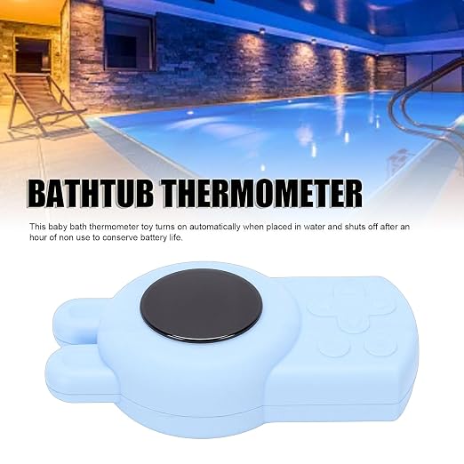 Haofy Baby Bath Thermometer Digital Water Thermometer with IP67 Smart Auto On Off Fast Reading Sensor for Newborn Infant Toddler Bath Pool Shower Safety (Blue)