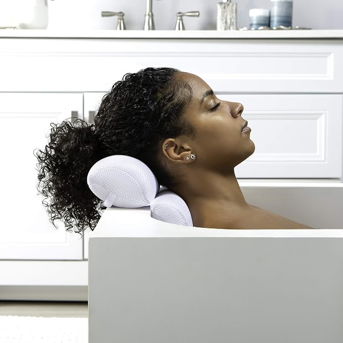 Bath Bliss Ultra Comfort Dual Chamber Bath Pillow