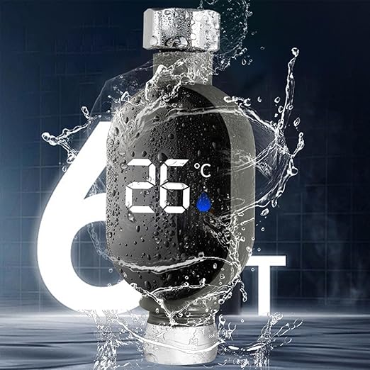 Shower Temperature Meter LED Digital Display Temperature Gauge Household Water Thermometers Waterproof Bath Thermostat