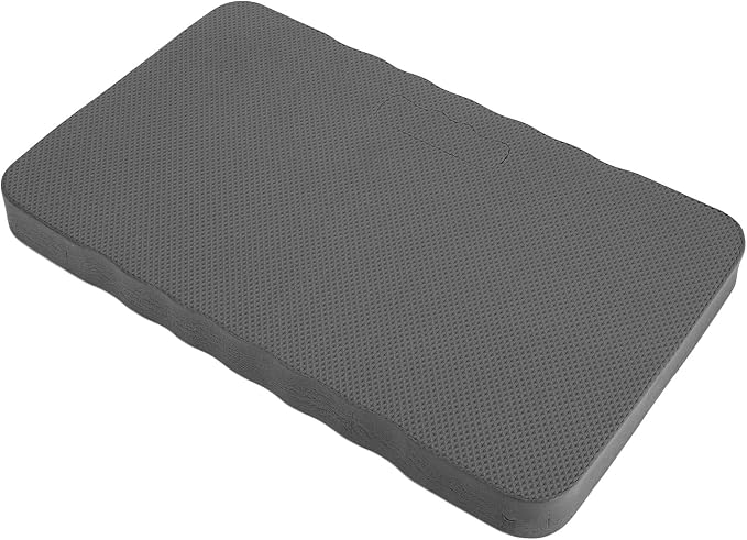 KIMISS EVA Garden Kneeling Pad Extra Thick Kneeling Pad Yaga Cushion for Gardening Bath Gray Compress and Over Time to Designed Ground Stone on or 4cm Knee (Grey)