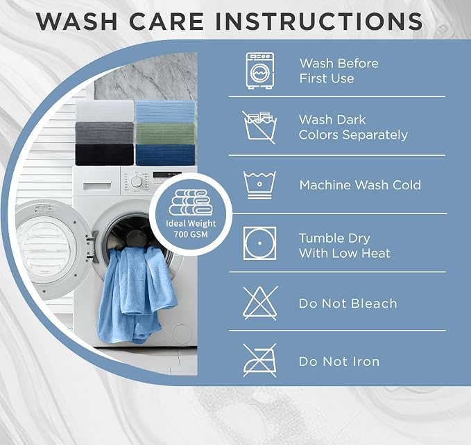 Extra Large Bath Sheet Set of 4,Ultra Soft Fluffy Towel,35”x 70”Oversized Bath Towel Set,Premium Microfiber Bathroom Towel Set Highly Absorbent Quick Dry Shower Towel for Bathroom,Hotel,Spa (Blue)