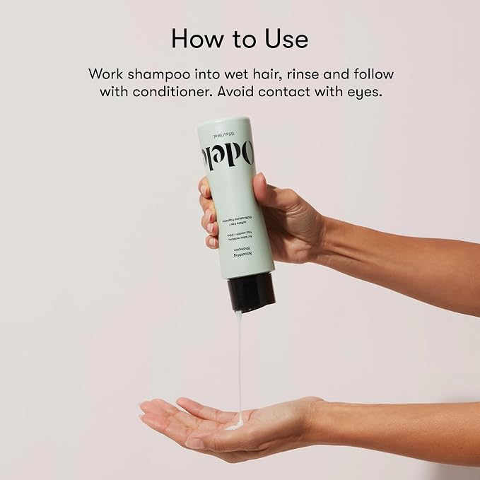 Odele Smoothing Sulfate-Free Shampoo & Conditioner Set, 13 fl oz Each | Color-safe, salon-grade, dermatologist-tested duo tames frizz, smooths flyaways, & adds shine for medium to coarse hair