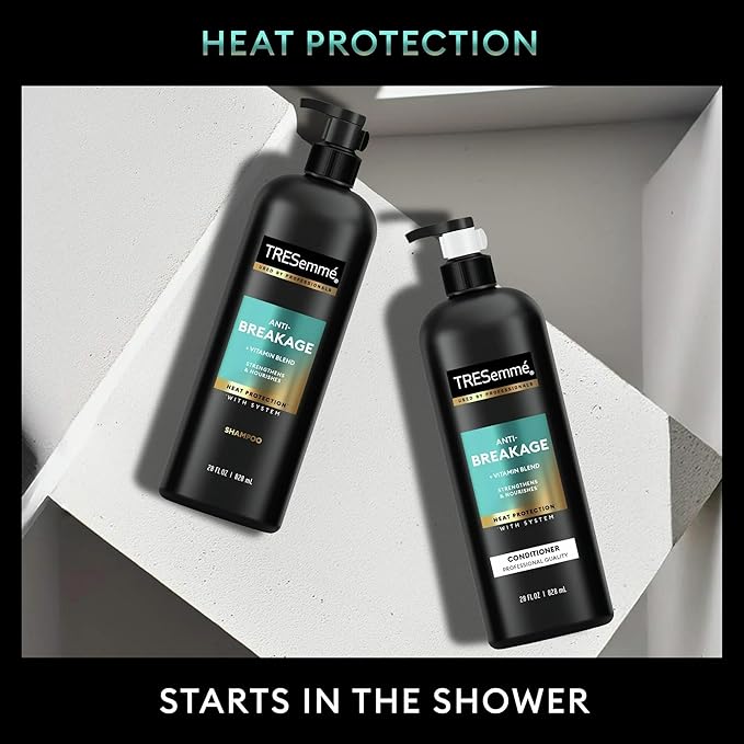 TRESemmé Shampoo & Conditioner, Anti-Breakage + Keratin Mask – Strengthening Products for Dry, Damaged Hair