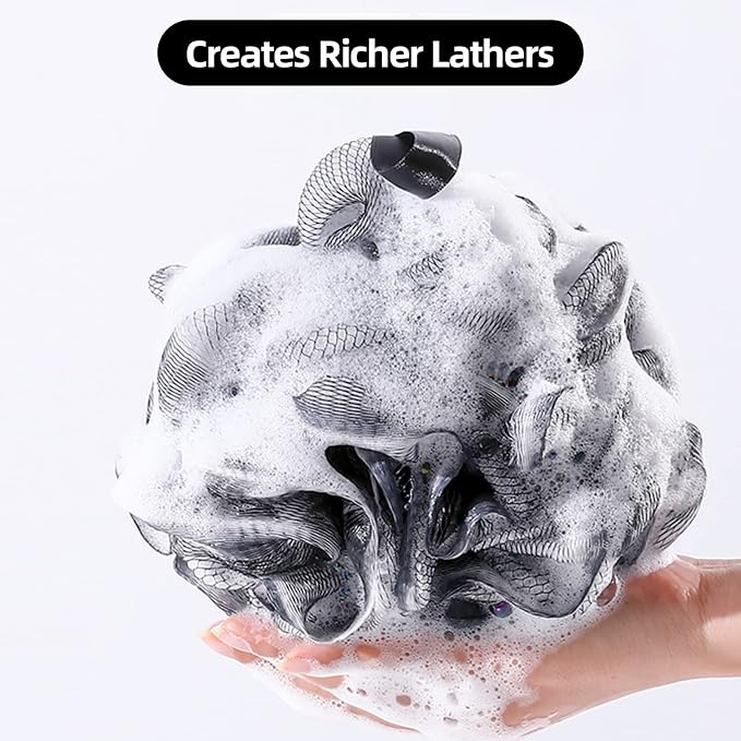 Fu Store Loofah Sponge Shower Loofahs 70g Bath Sponges Mesh Balls 4 Colors Body Scrubber Exfoliator Wash Back Scrubber Bathroom Men Women Scrubbers Cleaning Bathing Accessories