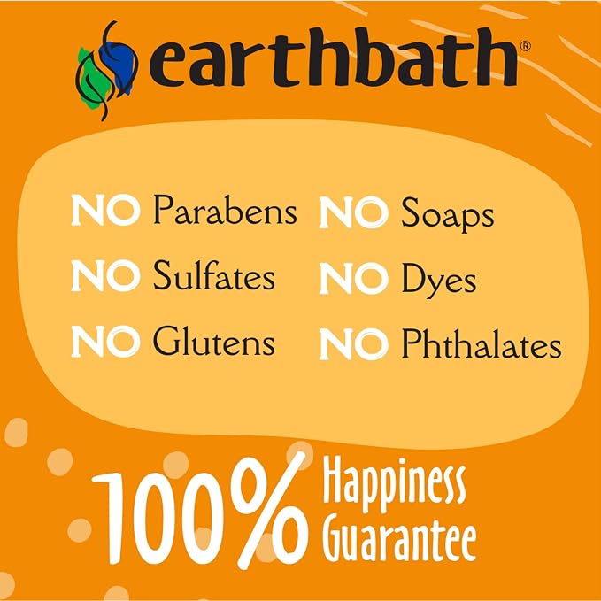 earthbath Paw Wash with Scrubber Brush - No Rinse Dog & Cat Paw Cleaner, Waterless Pet Foot Washer for Small, Medium, & Large Dogs, Helps Dry & Itchy Paws, Cruelty-Free - Avocado & Calendula, 8 fl oz