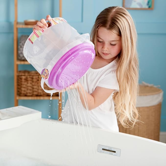 Disney Store Official Doc McStuffins Bath Toys Set - Includes 5 Detailed Toys with a Straining Storage Bucket - Bath Time Fun & Water Play Set for Kids