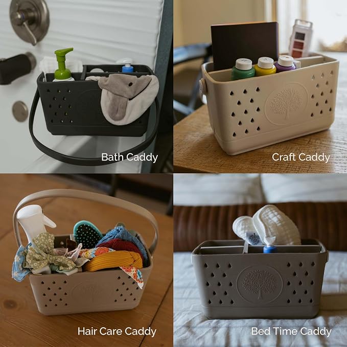 Parker Baby Bath Caddy Inserts | Matching Color Divider for our Shower Caddy Organizer | Makes Multiple Adjustable Compartments
