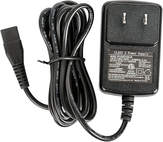 oneisall Low Noise Dog Clippers Replacement Charger Charging Cord for 26225202-003DE/P2/X3/X2/C61/N6/A11/K52NTS