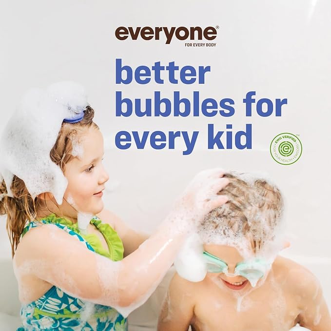 Everyone 3-in-1 Kids Soap, Body Wash, Bubble Bath, Shampoo, 32 Ounce (Pack of 1), Lavender Lullaby, Coconut Cleanser with Plant Extracts and Pure Essential Oils