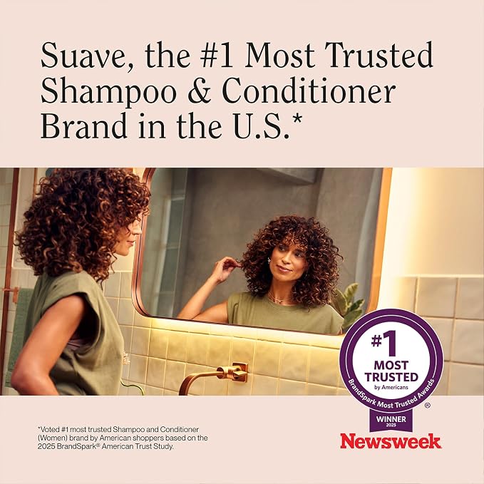 Suave Shampoo & Conditioner Set, Ocean Breeze – Everyday Refreshing Formulas with Sea Algae Extract & Vitamin E, 22.5 Oz Ea (2 Piece Set)