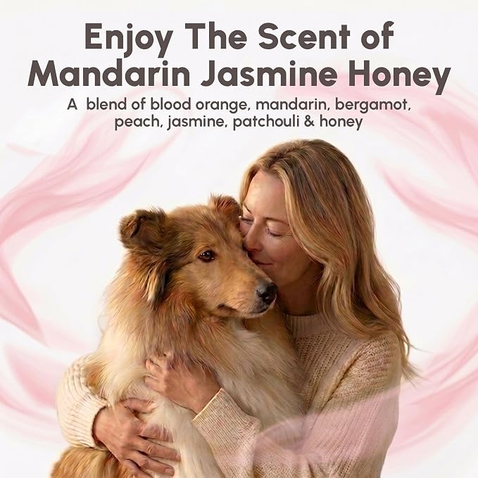 Best Shot Scentament Spa Botanical Body Splash, Detangler Spray, Body Spray for Pets, Cat and Dog Cologne Spray, Mandarin Jasmine Honey, 8 Oz.