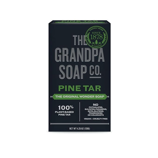 Grandpa's Brands Pine Tar Soap, 4.25 Ounce