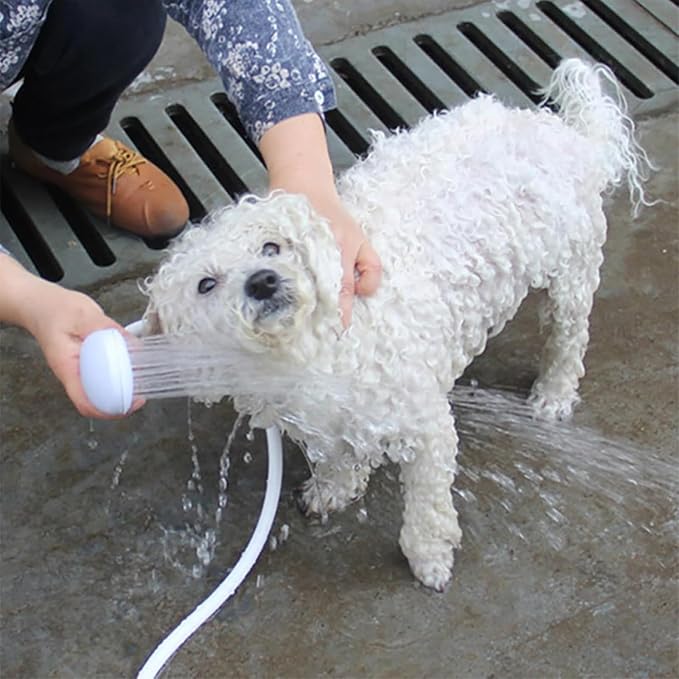 5m/16.4ft Portable Sink Spray Rubber Hose Shampoo Sprayer Handheld Faucet Shower for Pets Sink Hose Faucet Sprayer, Bathing Baby, Washing Hair, Rinsing Vegetables