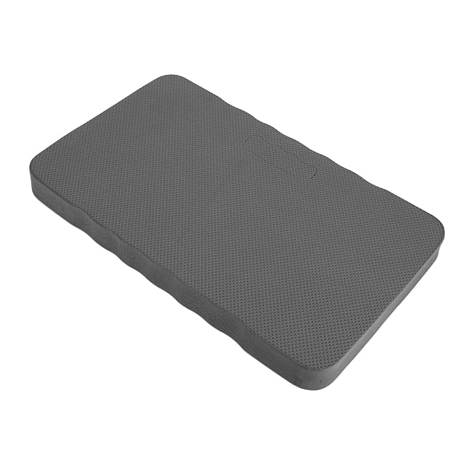 Garden Kneeling Mat Kneeling Pad Knee Cushion 4cm Thick EVA Water Portable Cushion Pad for Gardening Cleaning Baby Bath Yoga Camping Car Repair (Gray)