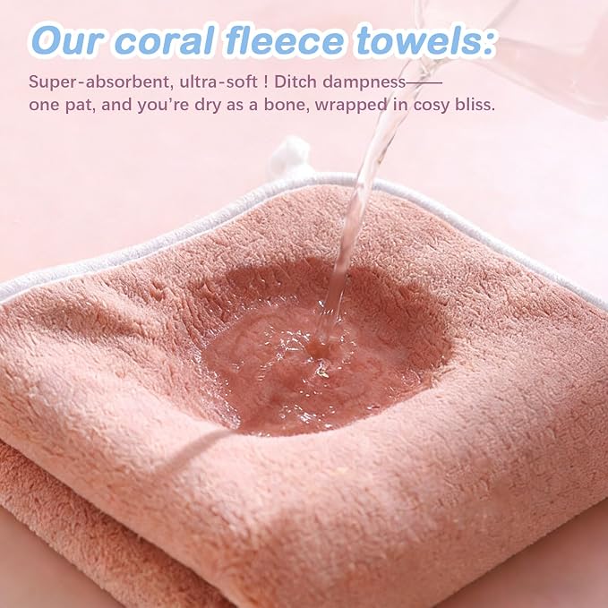 Custom Pet Bath Towel with Embroidered Name, Personalized Paw Print Pet Towel for Dogs and Cats,Soft Coral Fleece Dog Drying Towel (Grayish Blue)
