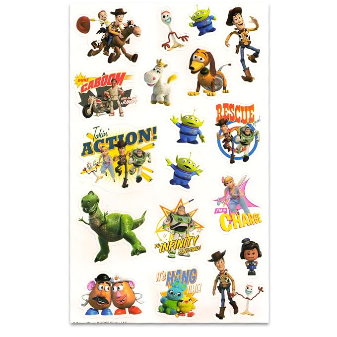 Disney Toy Story Kids Shampoo, Conditioner, Body Wash 8 Oz Bottle - Bundle with 3-in-1 Scented Body Wash, Shampoo & Conditioner Plus Stickers, More | Toy Story Bathroom Set