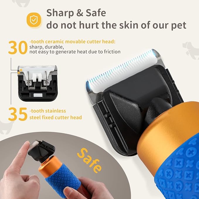 CGOLDENWALL 1 Pc Dog Grooming Replacement Blade 200W Dog Hair Clipper for Grooming Pet Clipper