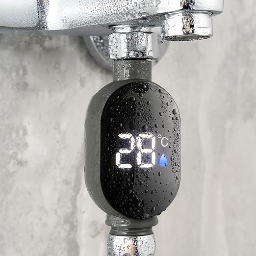 Shower Thermometer, Water Temperature Thermometers, Bath Water Thermometer with Led Digital Display for Baby Bath Home Bathroom Kitchen
