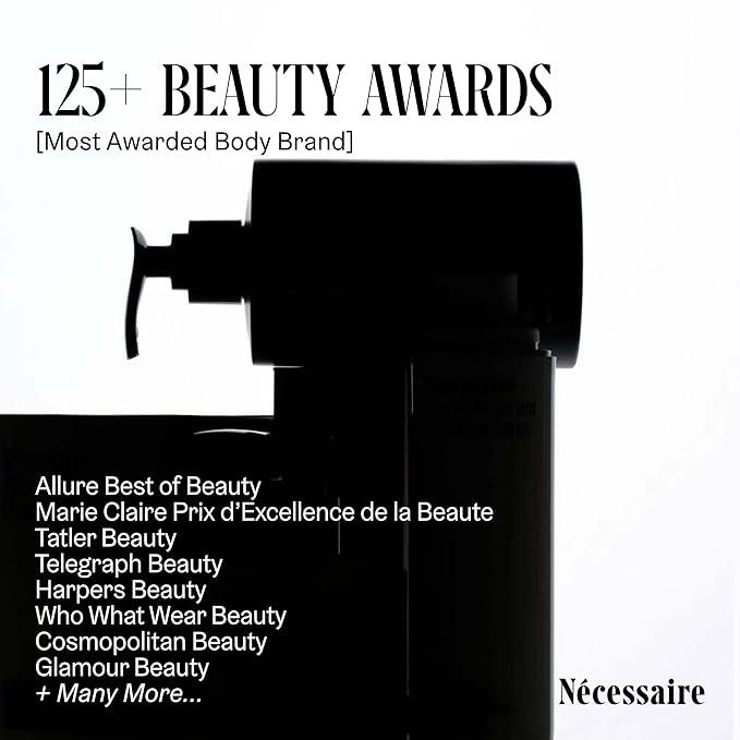Nécessaire The Body Wash Eucalyptus — Multi-Oil Shower Gel Body Wash for Women + Men. Non-Comedogenic + Hypoallergenic for Sensitive Skin with Niacinamide. 500ml/16.9 fl oz