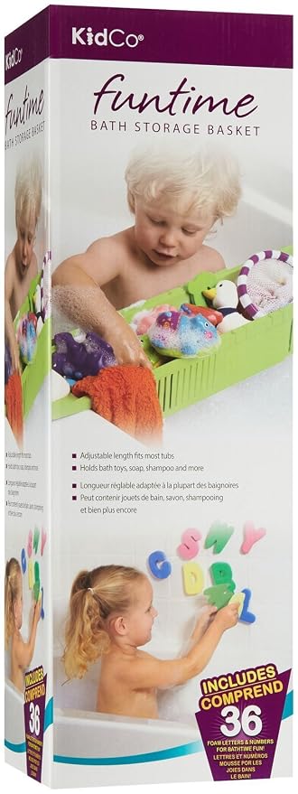 KidCo Funtime Bath Storage Basket, Green