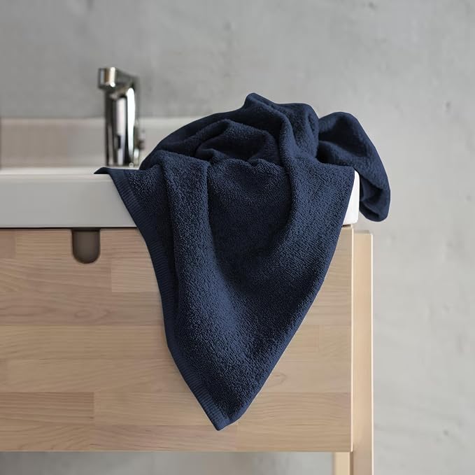 100% Organic Cotton Towels 650 GSM Plush Feather Touch Quick Dry Bath Towel, Pack of 12 GOTS Certified, Oeko-Tex Green Certified, Organic Cotton Bath Towel, 30"X58"