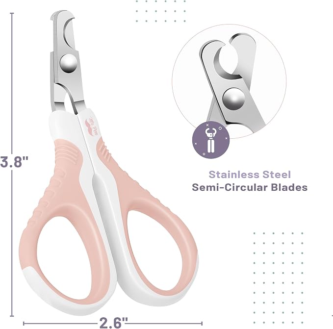 Mr. Pen- Cat Nail Clipper, Stainless Steel | Professional Sharp Cat Claw Trimmer for Small and Medium Cats, Pet Nail Clipper with Sturdy Non Slip Handle