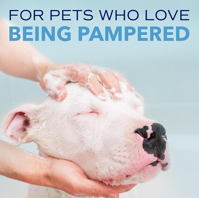 TropiClean SPA Tear Stain Remover for Dogs | Blueberry Facial Shampoo | Odor Eliminator | Tearless | Whitening and Brightening | Made in USA | 8oz.