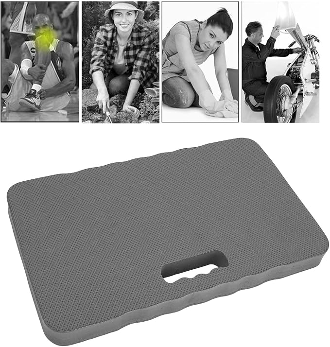 Garden Kneeling Pad, 4cm Thickness EVA Garden Kneeling Cushion, Portable Kneeling Pad for Gardening Cleaning Baby Bath Yoga (Gray)