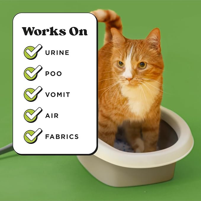 Pet-Pourri Air + Fabric Purrfectly Bamboo Cat & Home Deodorizer Spray, 16 Fl Oz, Up to 800 Uses, Pet Odor Remover with Essential Oils, for Air, Carpet, Urine, Vet Recommended, Bamboo, Jasmine & Pear