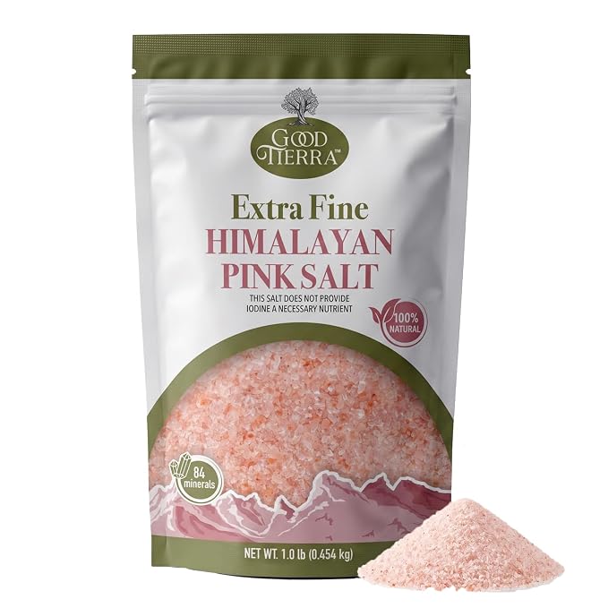 Good Tierra Extra Fine Himalayan Pink Salt, 1 Ounce (Pack of 1)