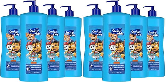Suave Kids 3 n1 Body Wash & Shampoo Paw Patrol 28 oz,(Pack of 8)