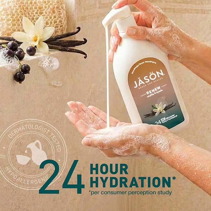 Jason Vanilla & Cassis Body Wash, 30 Fl Oz