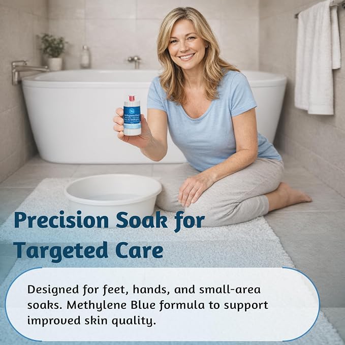USP Grade Methylene Blue Sitz Bath & Foot Spa Foot Fungus Treatment Relief