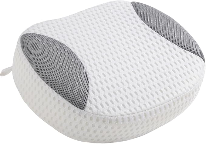 Hot Tub Booster Seat for Adults, 4D Air Mesh Hot Tub Cushion with 6 Strong Non-Slip Suction Cups, Ergonomic Hot Tub Seats, Quick Dry Hot Tub Accessories for Adults Indoor Outdoor, No Zipper Design