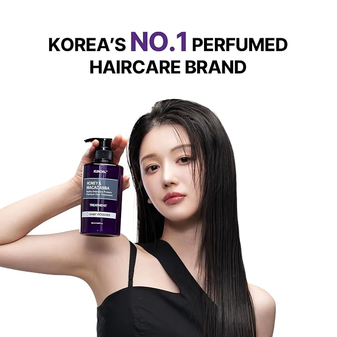 KUNDAL Honey & Macadamia Korean Hair Care Shampoo & Conditioner Set, Pink Grapefruit, 16.9 Fl Oz Pack of 2 - Salon Quality, Helps Hair Feel Moisturized, Argan Oil, Sulfate Free, Long Lasting Scent